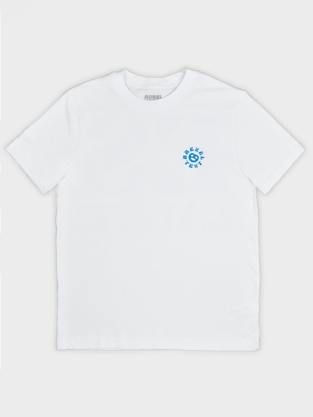 Shirt: Brezeltest (weiß / blau) - nurcool