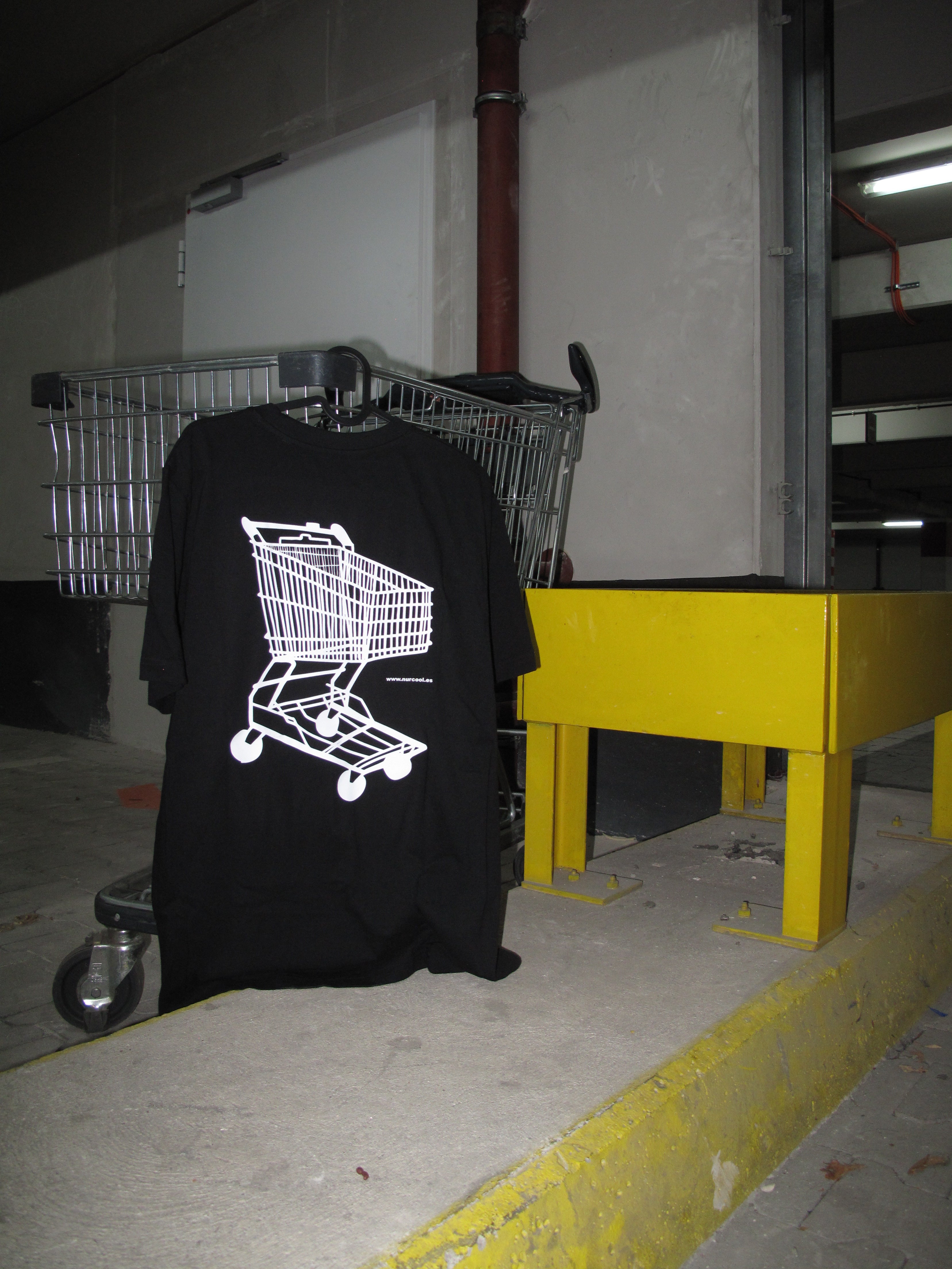 Tshirt: Einkaufswagen - nurcool