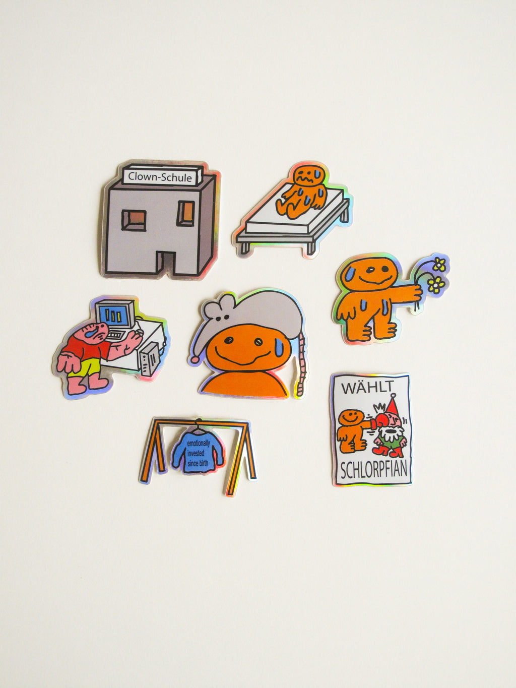 Sticker-Set: Clown - nurcool