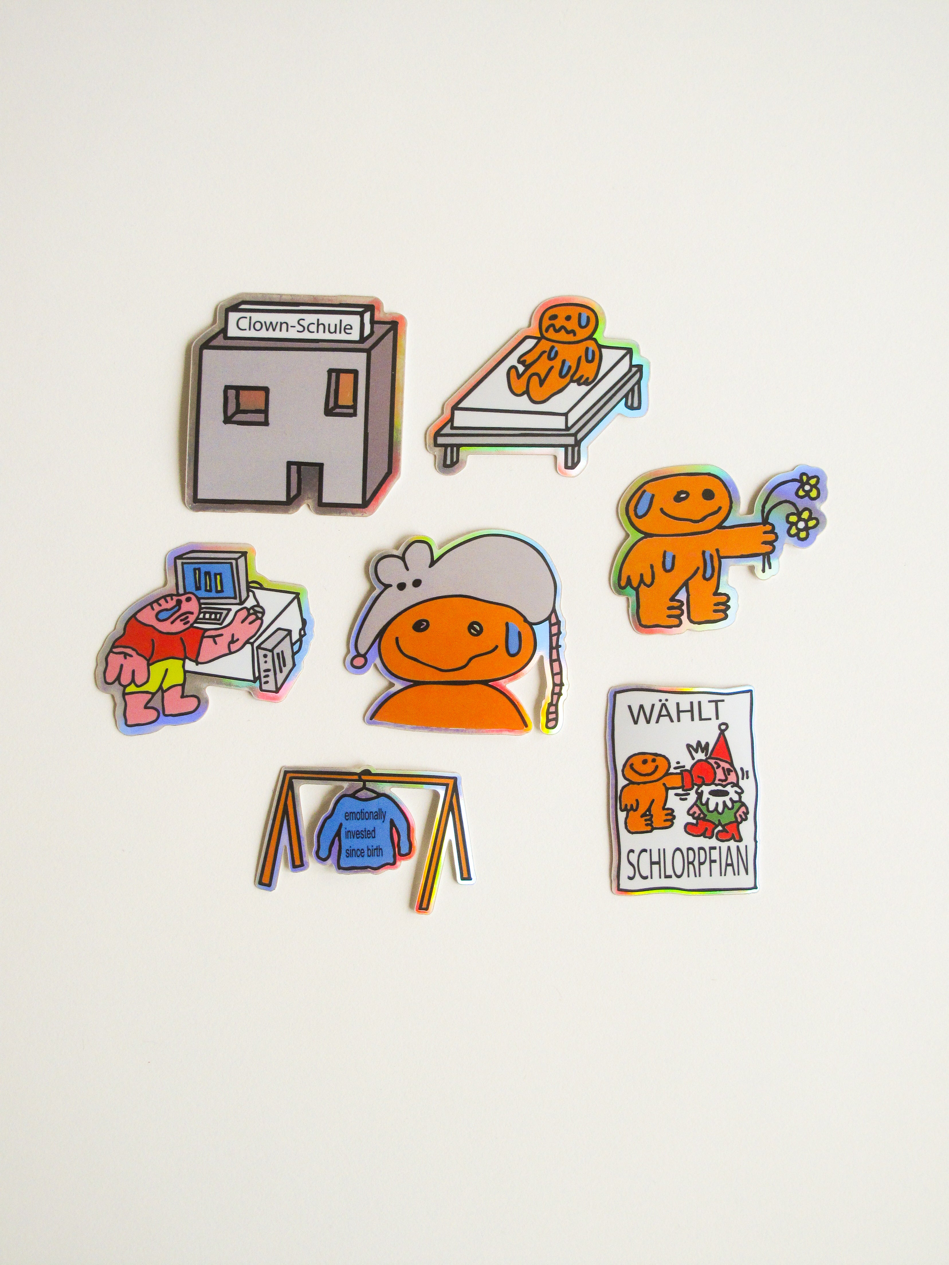 Sticker-Set: Clown - nurcool
