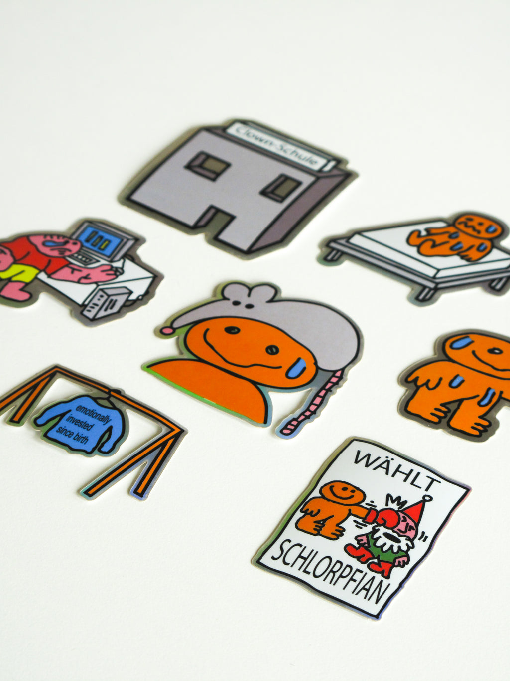 Sticker-Set: Clown - nurcool