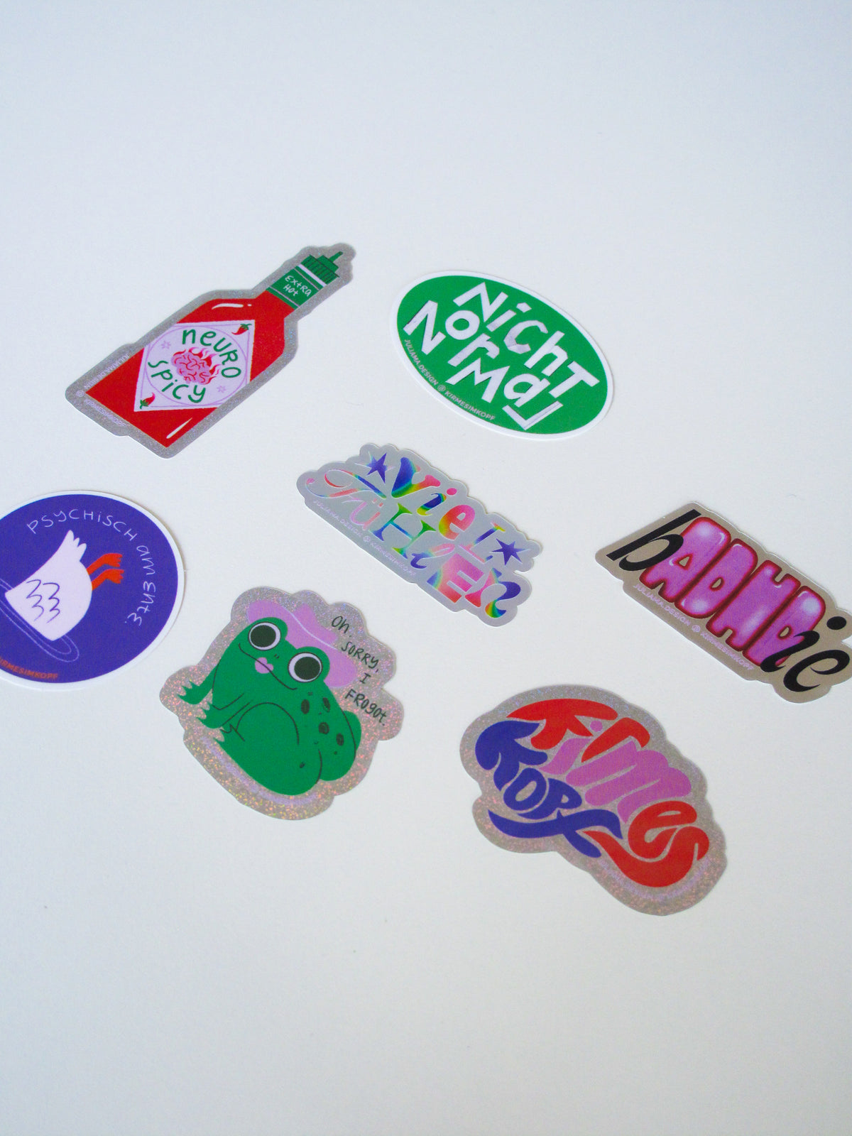 Sticker-Set: Normal war nie der Plan x Angelina Boerger