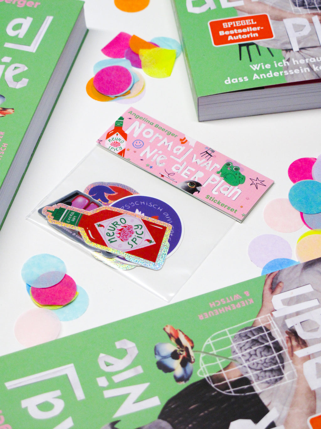 Sticker-Set: Normal war nie der Plan x Angelina Boerger