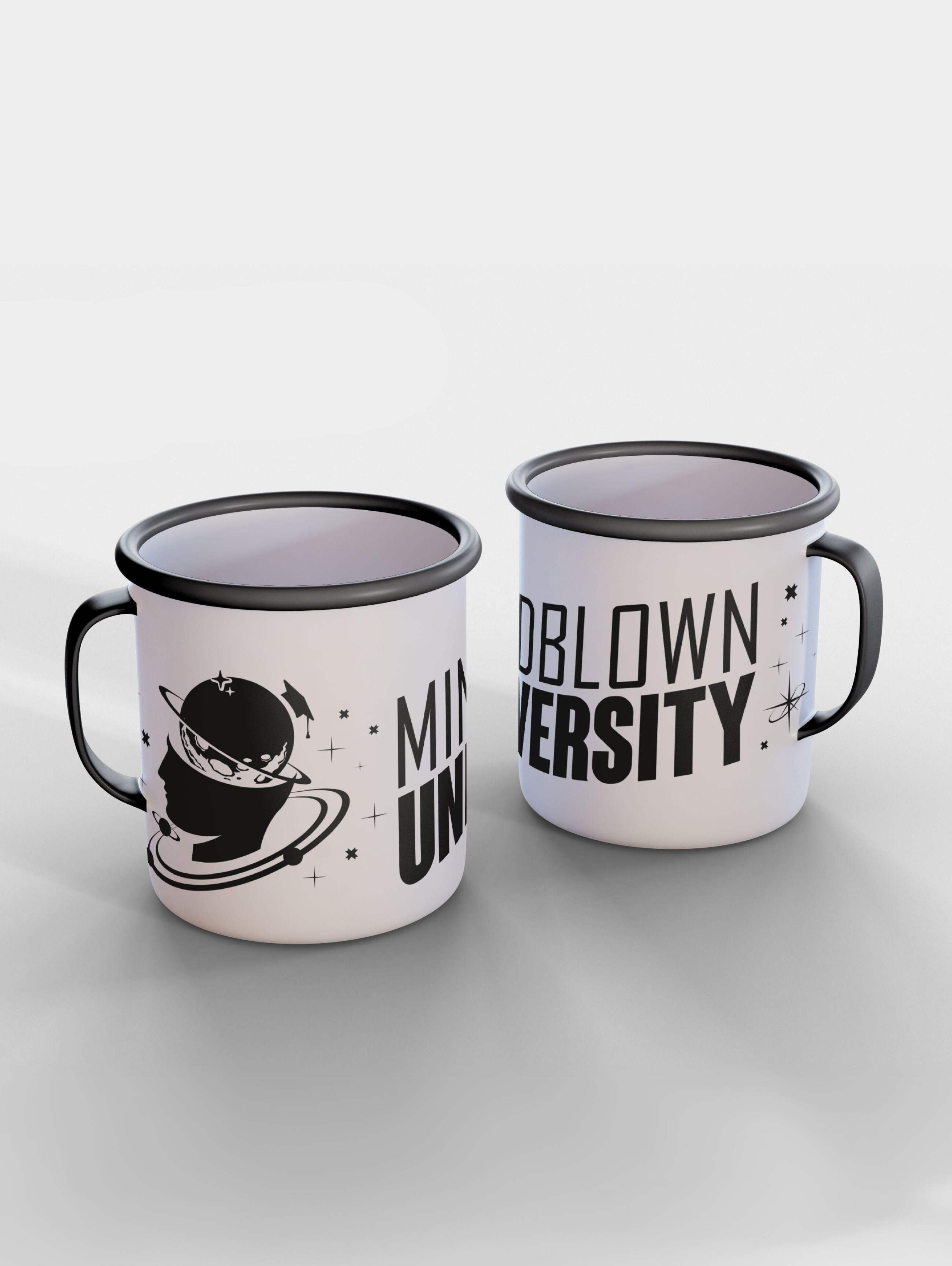 Tasse: Mindblown University Emaille - nurcool