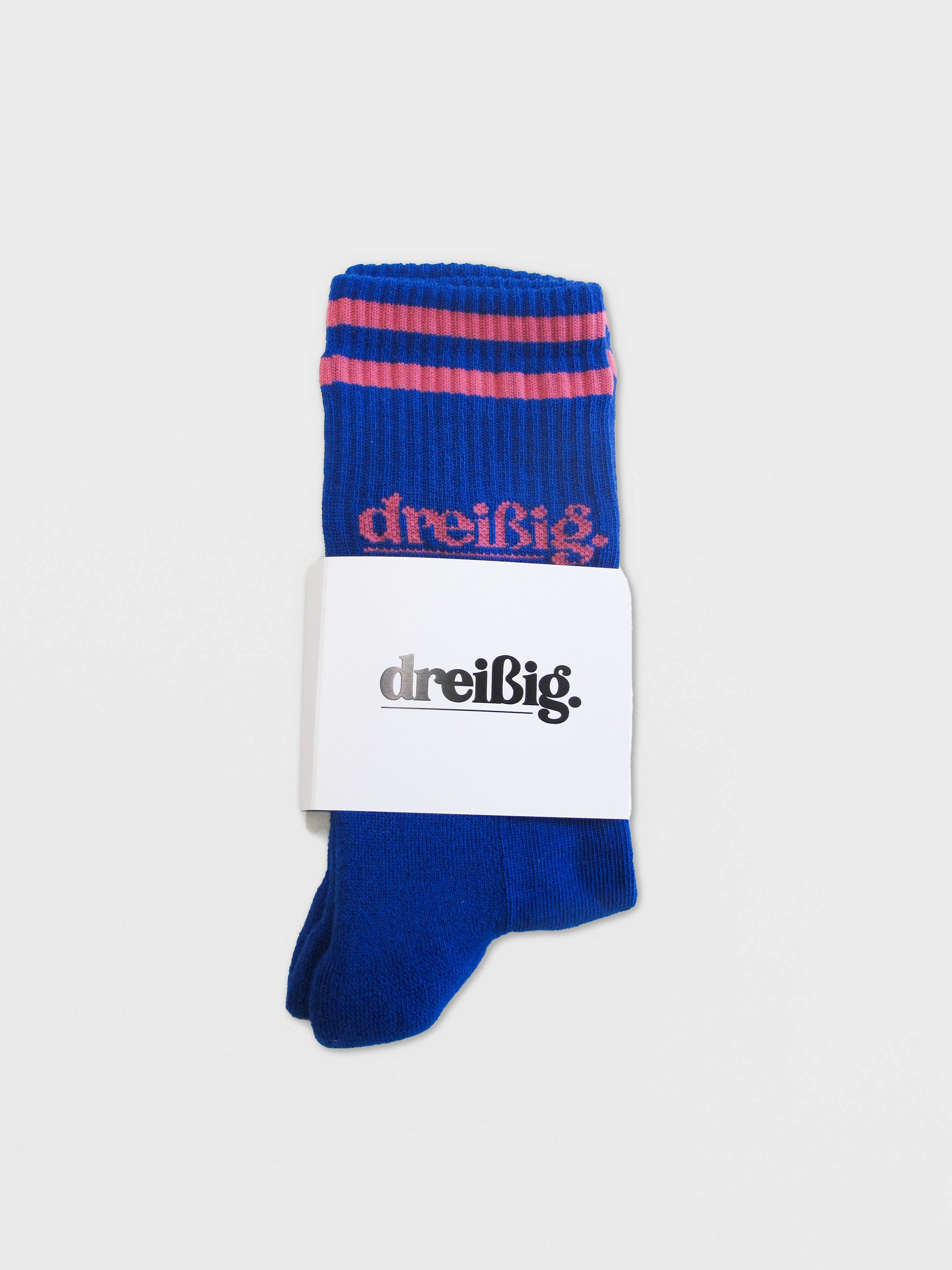 Socken: dreißig. (blau)
